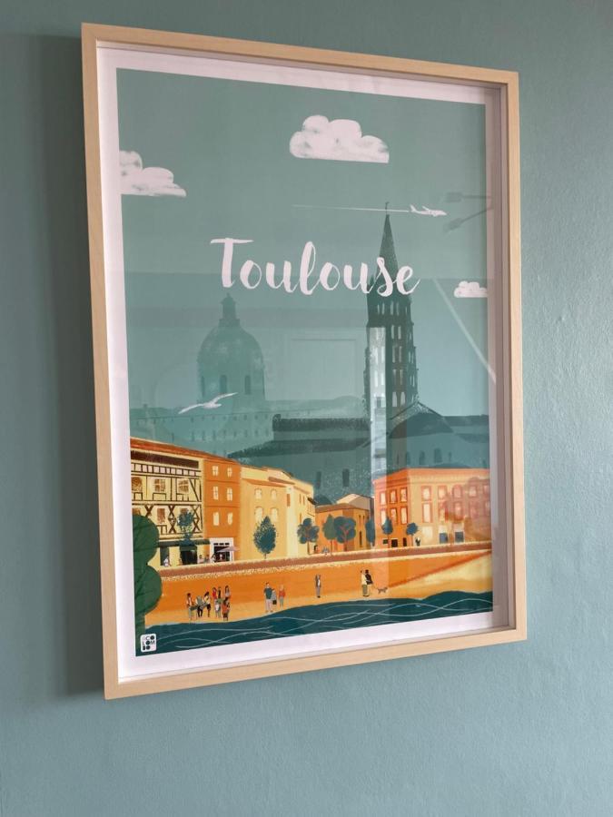 Les Toits De Toulouse - T3 & Garage Apartment Ngoại thất bức ảnh